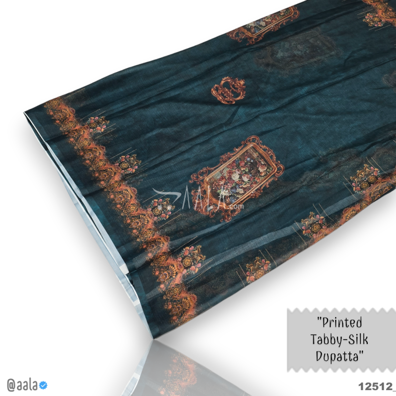 Printed-Tabby Chiffon Blend Dupatta-32-Inches PRINTED 2.25-Metres 