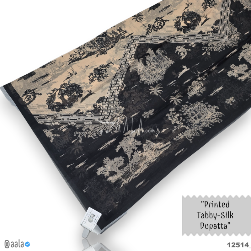 Printed-Tabby Chiffon Blend Dupatta-32-Inches PRINTED 2.25-Metres