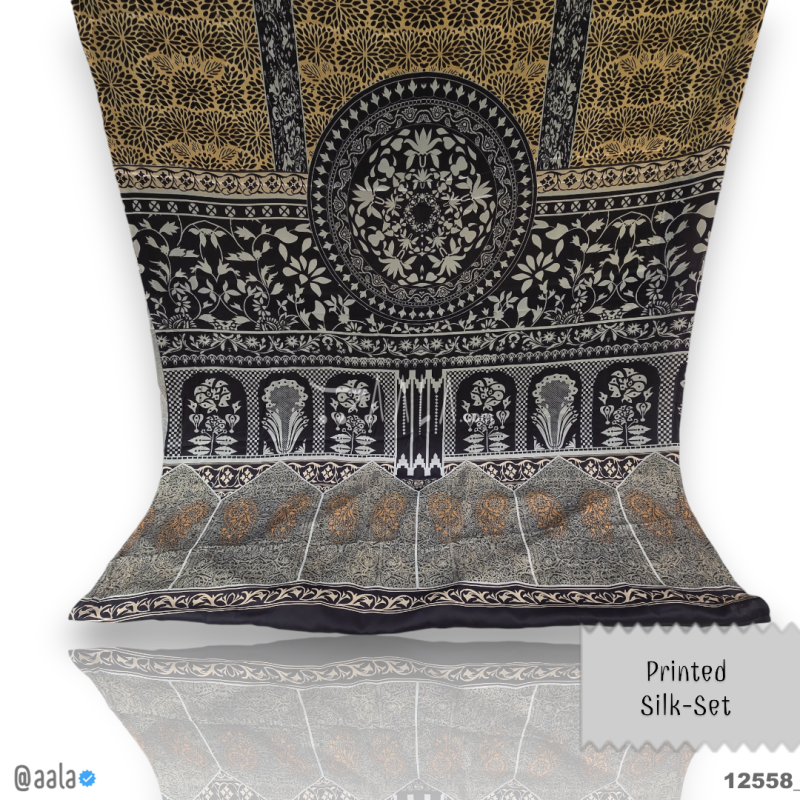 Printed Silk Blend 44-Inches PRINTED Per-Pc