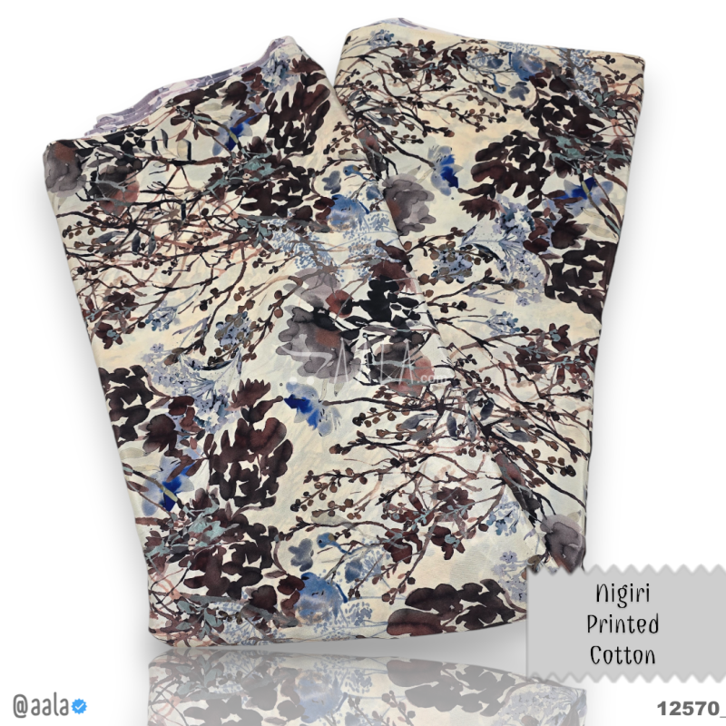 Nigiri-Printed Silk Cotton 44-Inches PRINTED Per-Metre