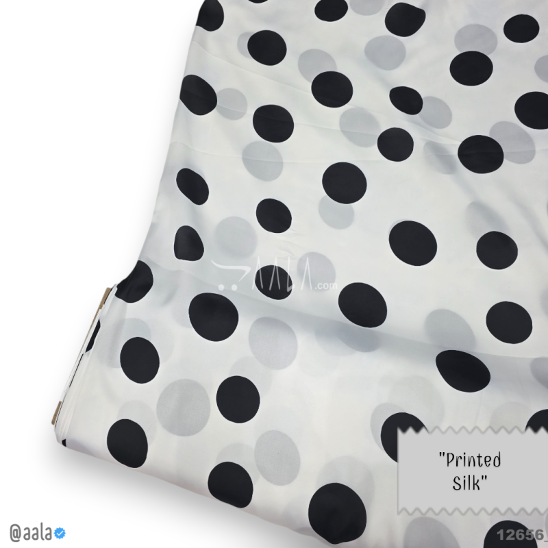 Printed Silk Blend 44-Inches PRINTED Per-Metre