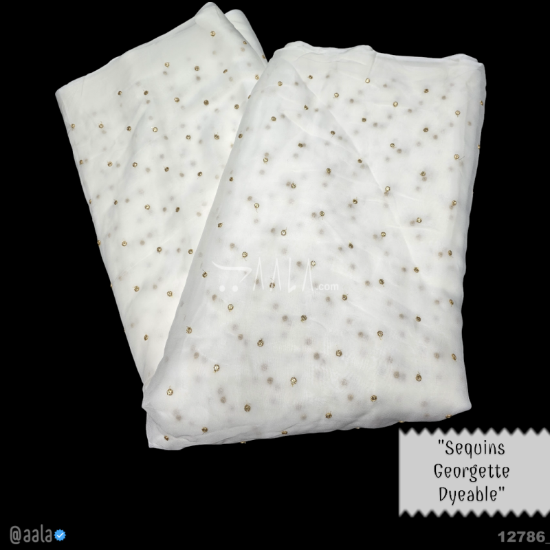 Booty Georgette Viscose 44-Inches DYEABLE Per-Metre