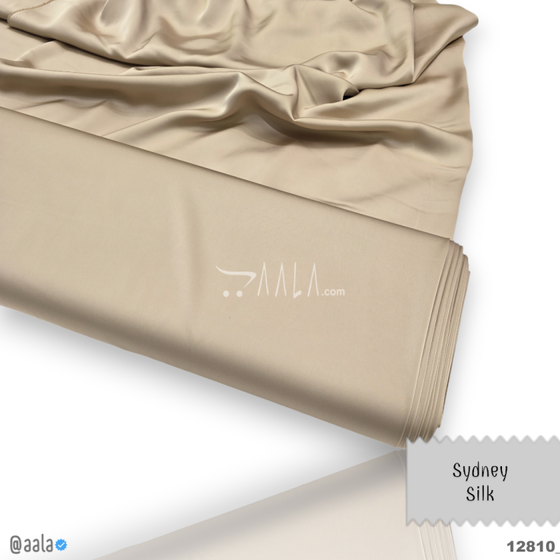 Sydney Silk blend 58-Inches BISCUIT Per-Metre 
