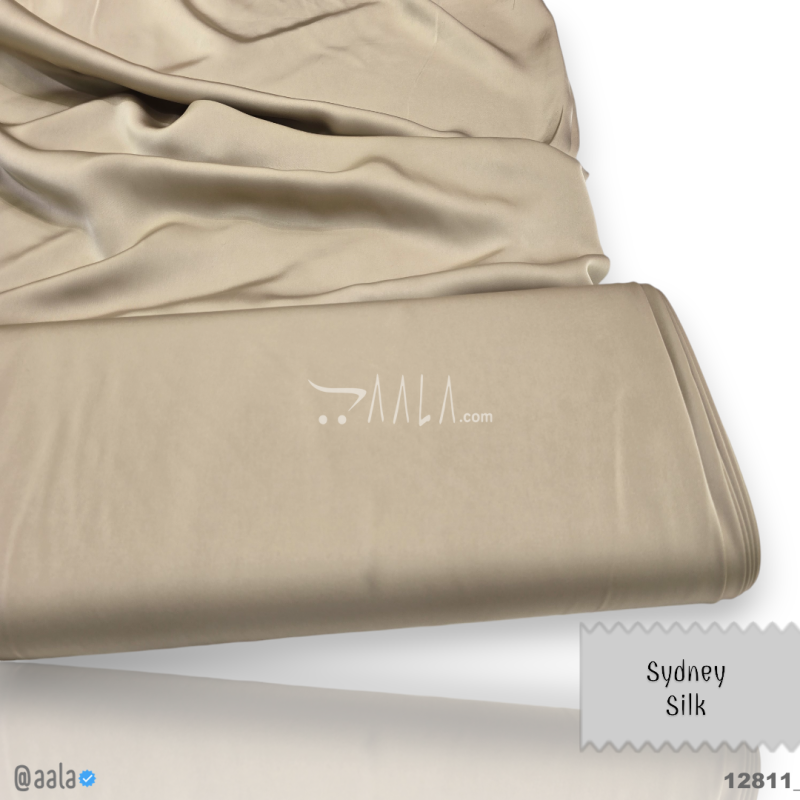 Sydney Silk blend 58-Inches BISCUIT Per-Metre 