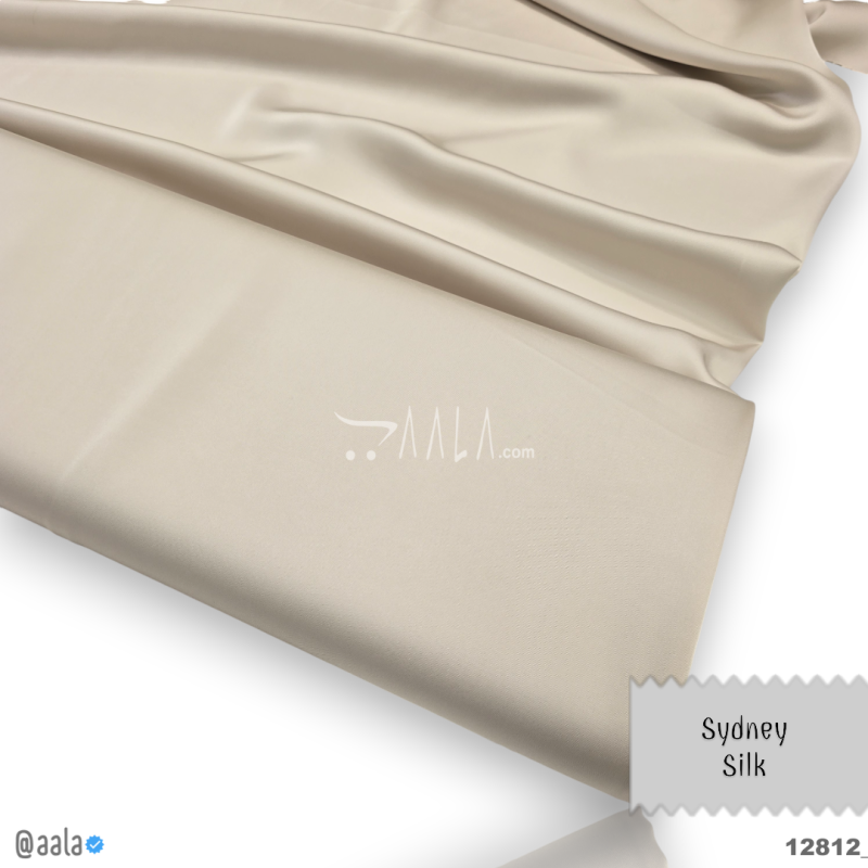 Sydney Silk blend 58-Inches BISCUIT Per-Metre