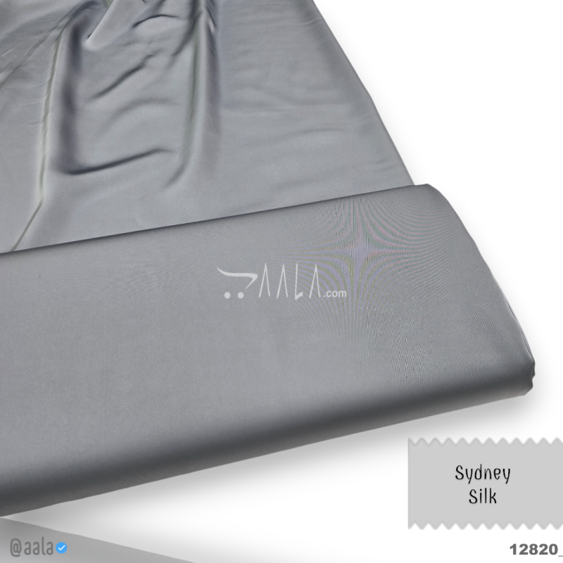 Sydney Silk blend 58-Inches GREY Per-Metre 