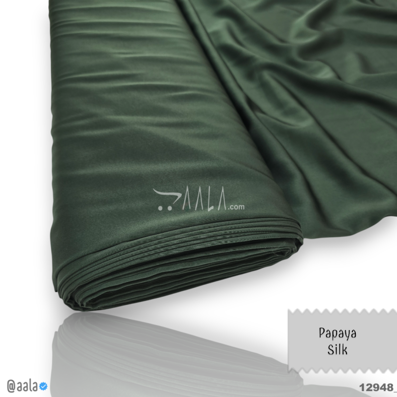 Papaya Silk Blend 58-Inches GREEN Per-Metre 