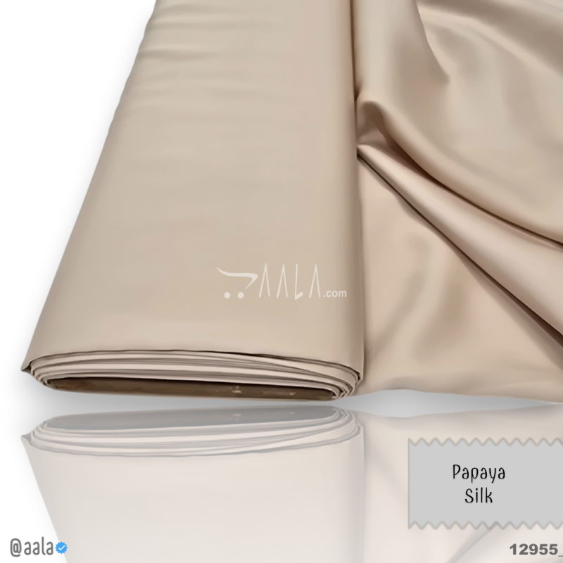 Papaya Silk Blend 58-Inches BIEGE Per-Metre