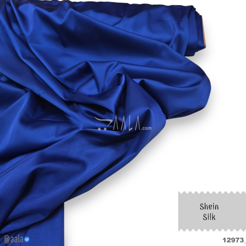 Shein Silk Blend 48-Inches BLUE Per-Metre