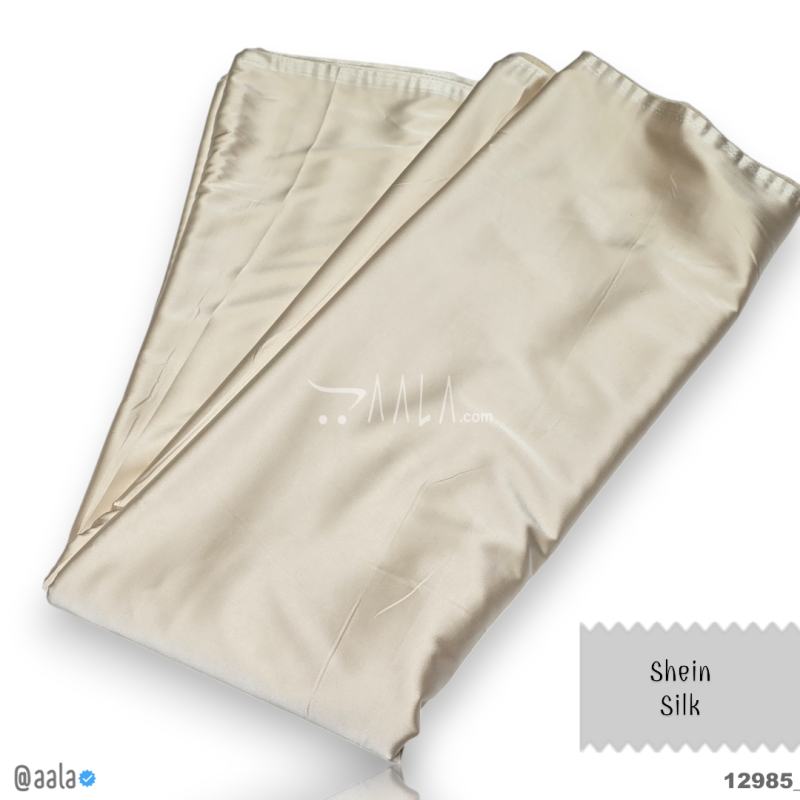 Shein Silk Blend 48-Inches BIEGE Per-Metre 