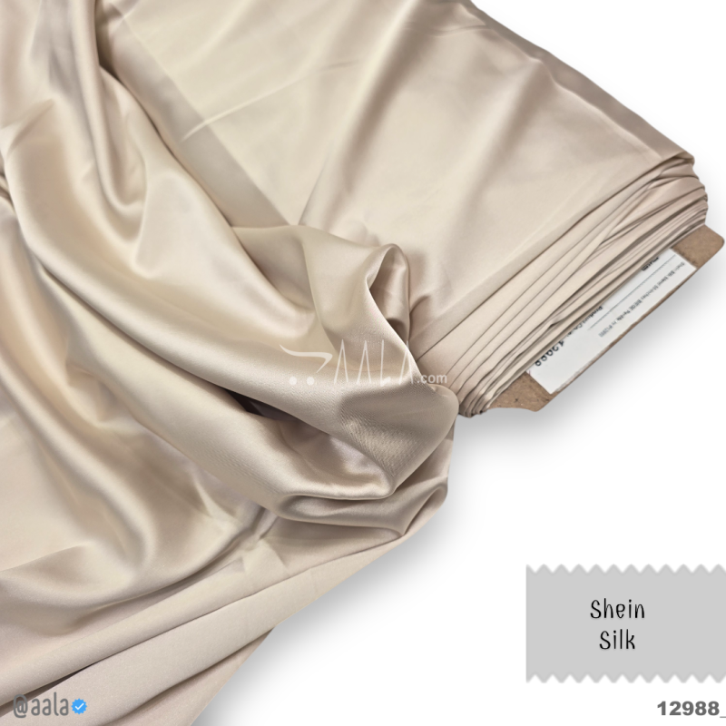Shein Silk Blend 48-Inches BIEGE Per-Metre 