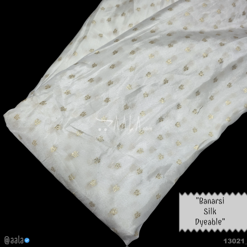 Banarsi-Dola Silk Viscose 44-Inches DYEABLE Per-Metre