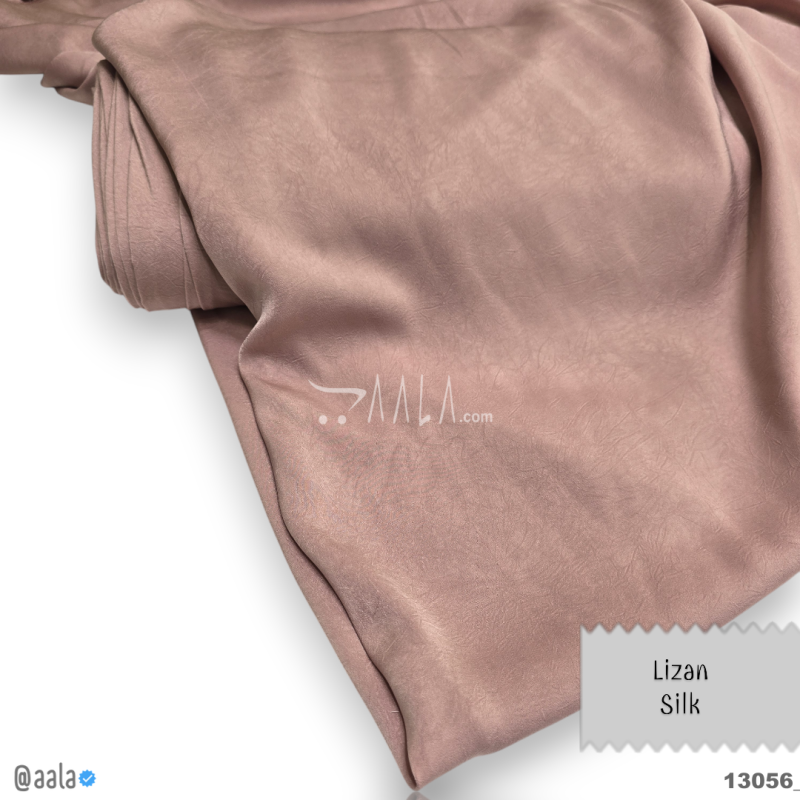 Lizan Silk Blend 58-Inches PEACH Per-Metre 