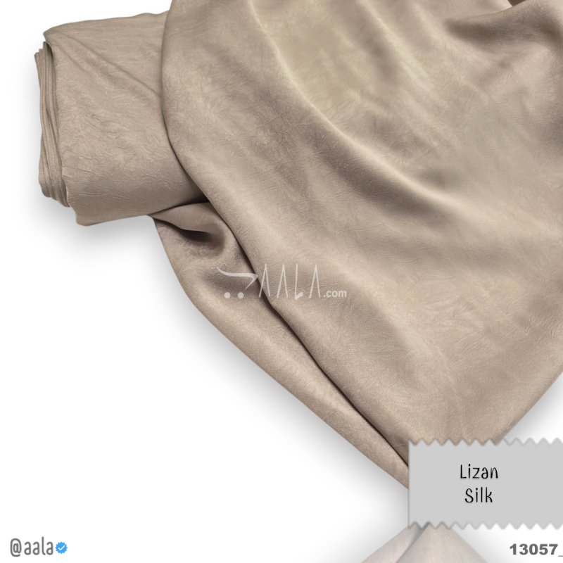 Lizan Silk Blend 58-Inches BIEGE Per-Metre