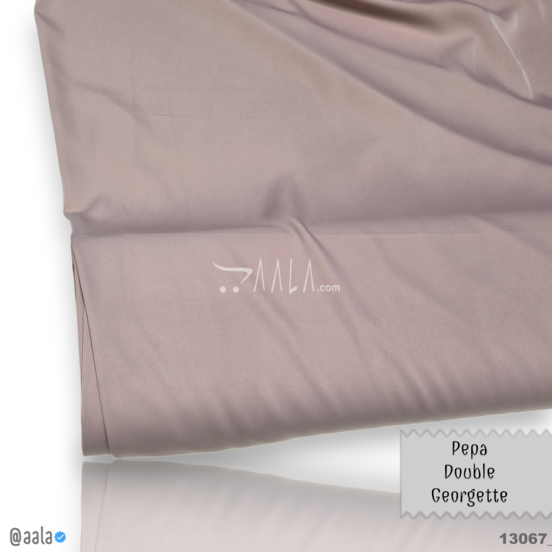 Pepa Double-Georgette Blend 58-Inches PEACH Per-Metre