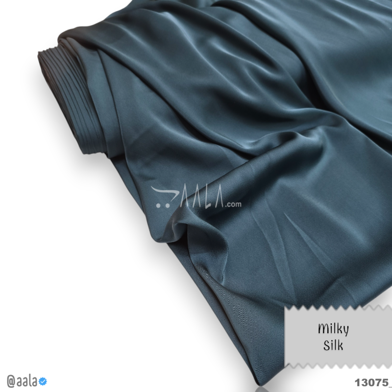 Milky Silk Blend 58-Inches TEAL Per-Metre 