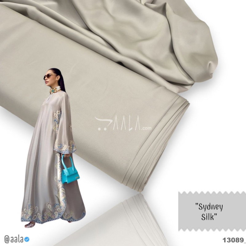 Sydney Silk Blend 58-Inches GREY Per-Metre 