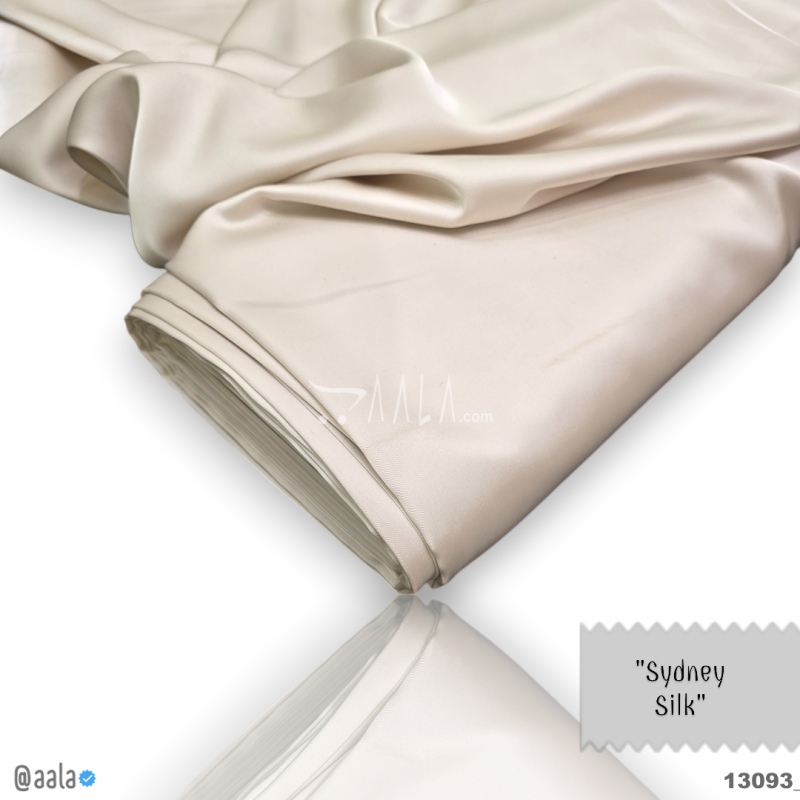 Sydney Silk Blend 58-Inches CREAM Per-Metre 