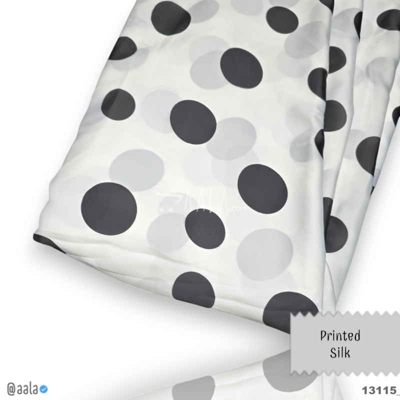 Printed Silk Blend 44-Inches PRINTED Per-Metre 