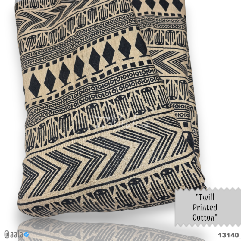 Twill-Printed Cotton Cotton 44-Inches PRINTED Per-Metre 
