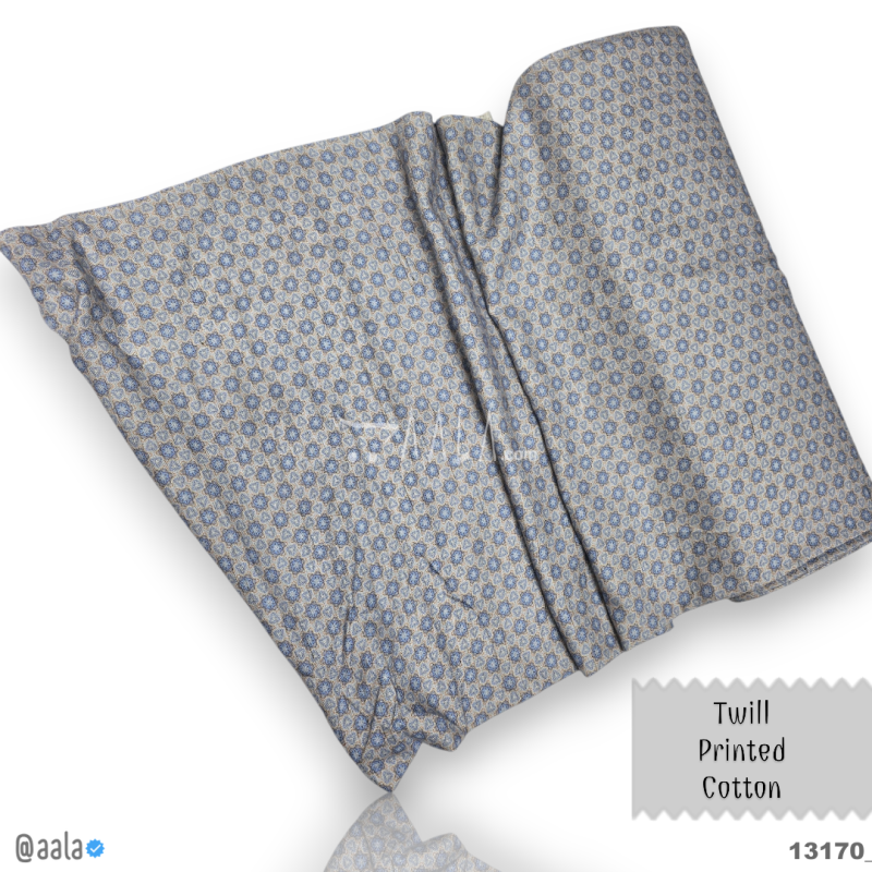 Twill-Printed Cotton Cotton 44-Inches PRINTED Per-Metre