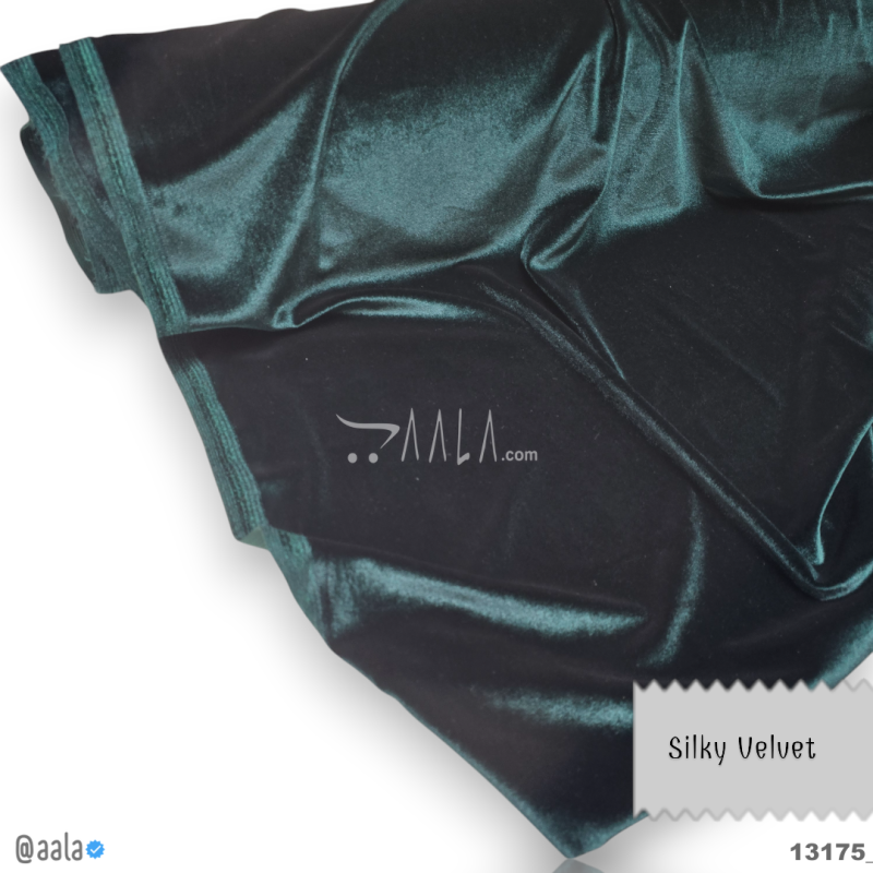 Silky Velvet Blend 58-Inches GREEN Per-Metre 