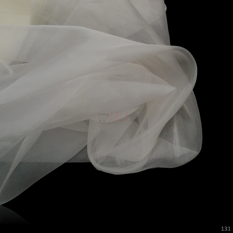 Pure Organza Silk 44 Inches Dyeable Per Metre 