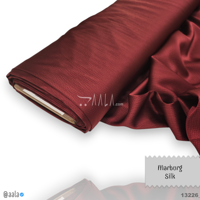 Marburg Silk Blend 58-Inches MAROON Per-Metre