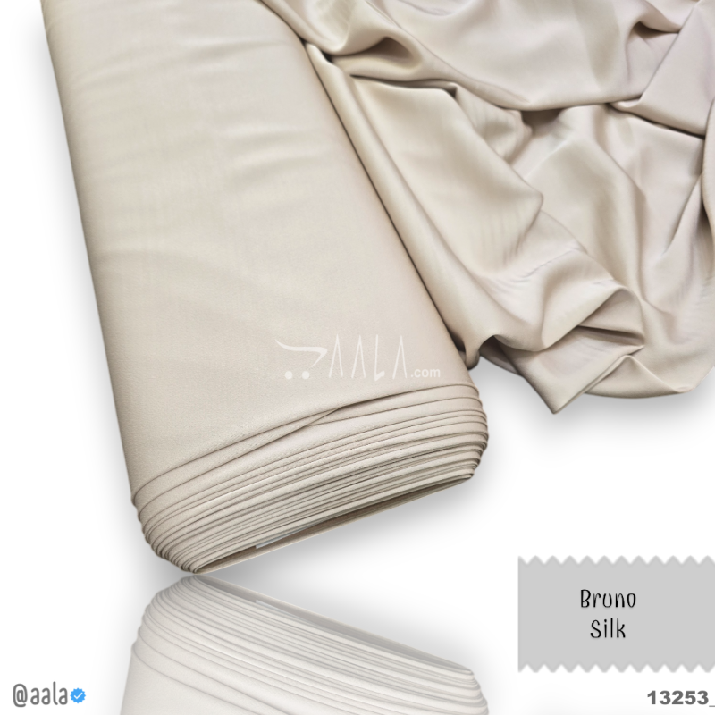 Bruno Silk Blend 58-Inches BISCUIT Per-Metre 