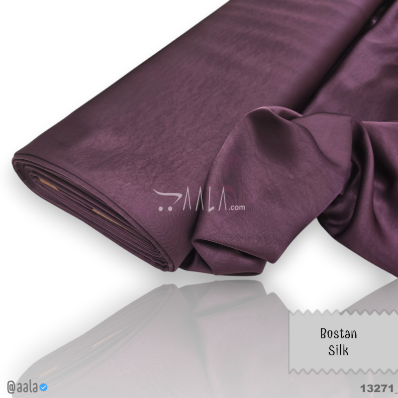 Bostan Silk Blend 58-Inches PURPLE Per-Metre