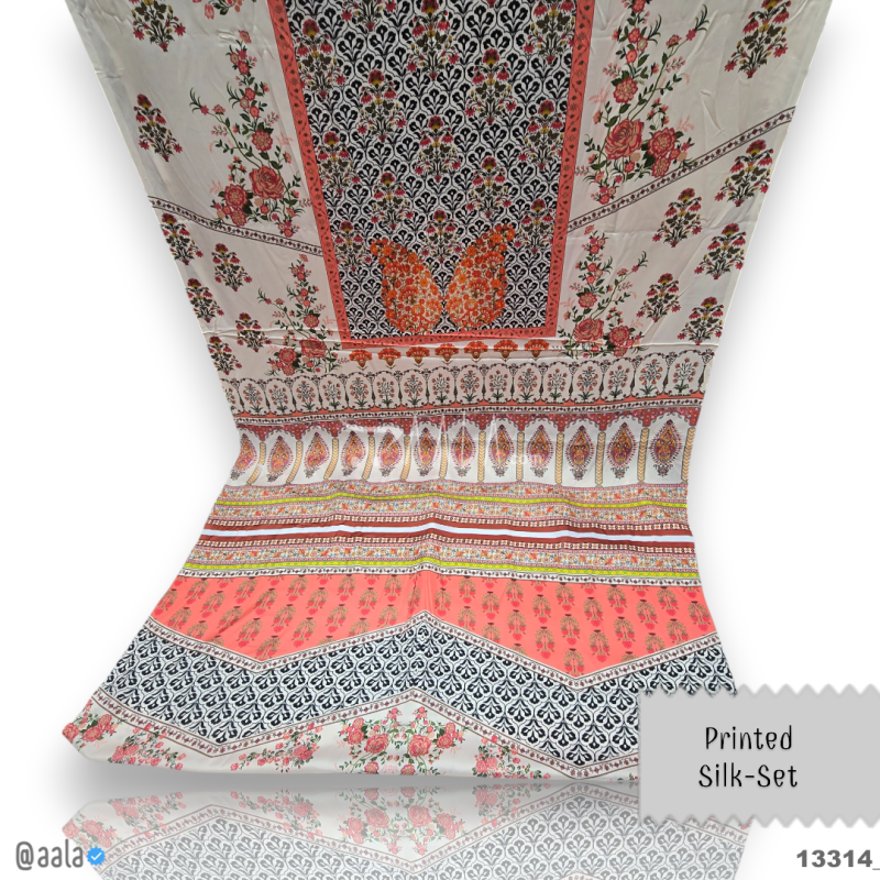 Printed Silk Blend 44-Inches PRINTED Per-Pc 