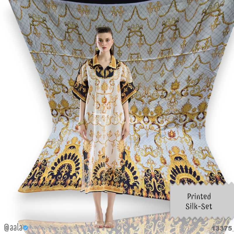 Printed Silk Blend 44-Inches PRINTED Per-Pc