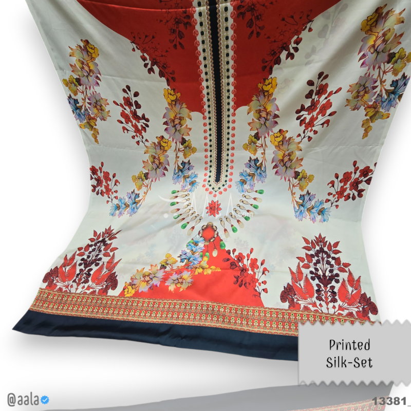 Printed Silk Blend 44-Inches PRINTED Per-Pc