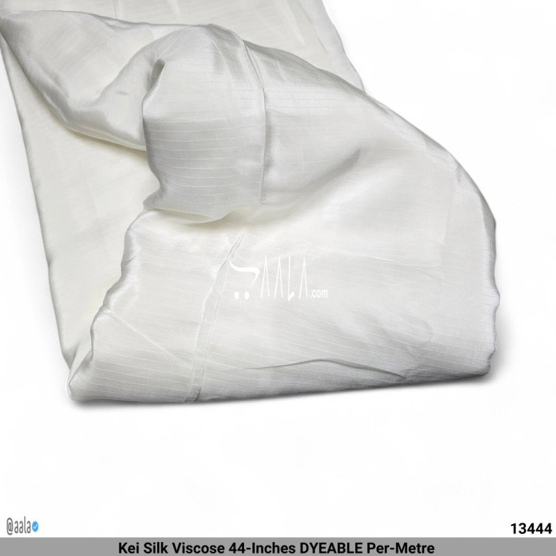 Kei Silk Viscose 44-Inches DYEABLE Per-Metre 