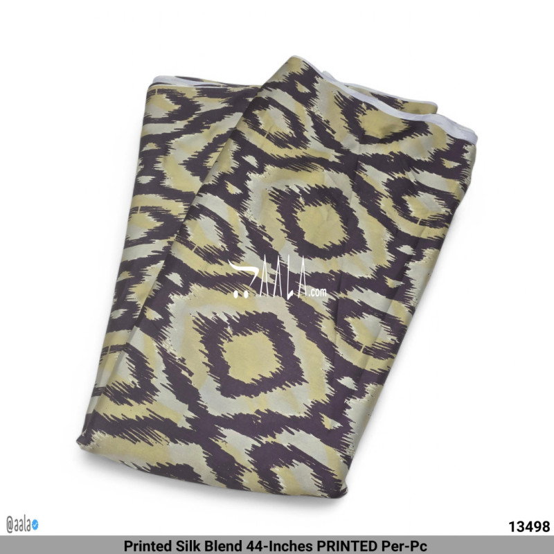 Printed Silk Blend 44-Inches PRINTED Per-Metre