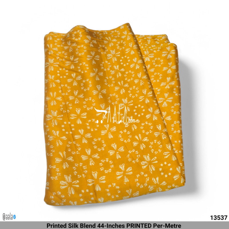 Printed Silk Blend 44-Inches PRINTED Per-Metre