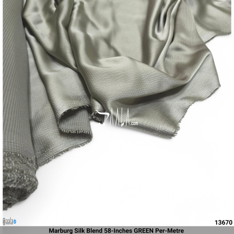 Marburg Silk Blend 58-Inches GREEN Per-Metre