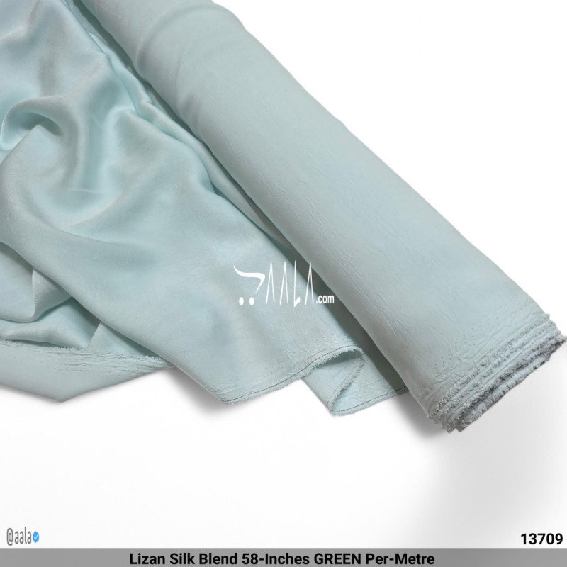 Lizan Silk Blend 58-Inches GREEN Per-Metre