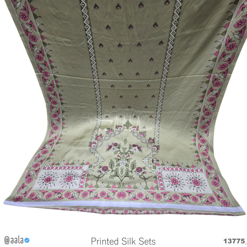 Printed Silk Blend 44-Inches PRINTED Per-Pc