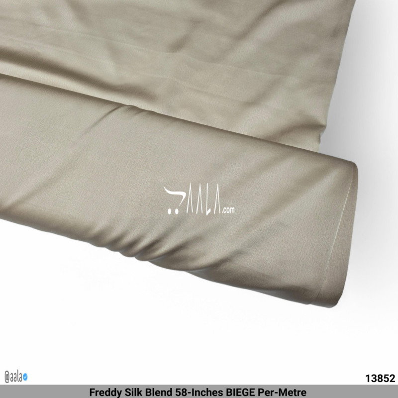 Freddy Silk Blend 58-Inches BIEGE Per-Metre 