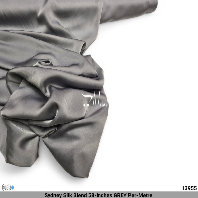 Sydney Silk Blend 58-Inches GREY Per-Metre