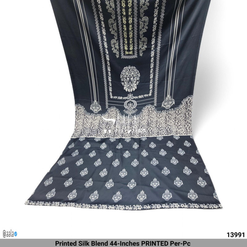 Printed Silk Blend 44-Inches PRINTED Per-Pc