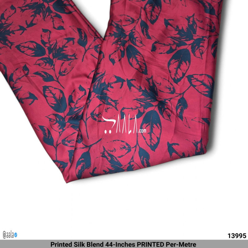 Printed Silk Blend 44-Inches PRINTED Per-Metre 