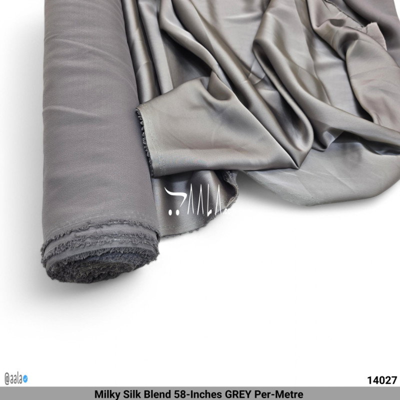 Milky Silk Blend 58-Inches GREY Per-Metre