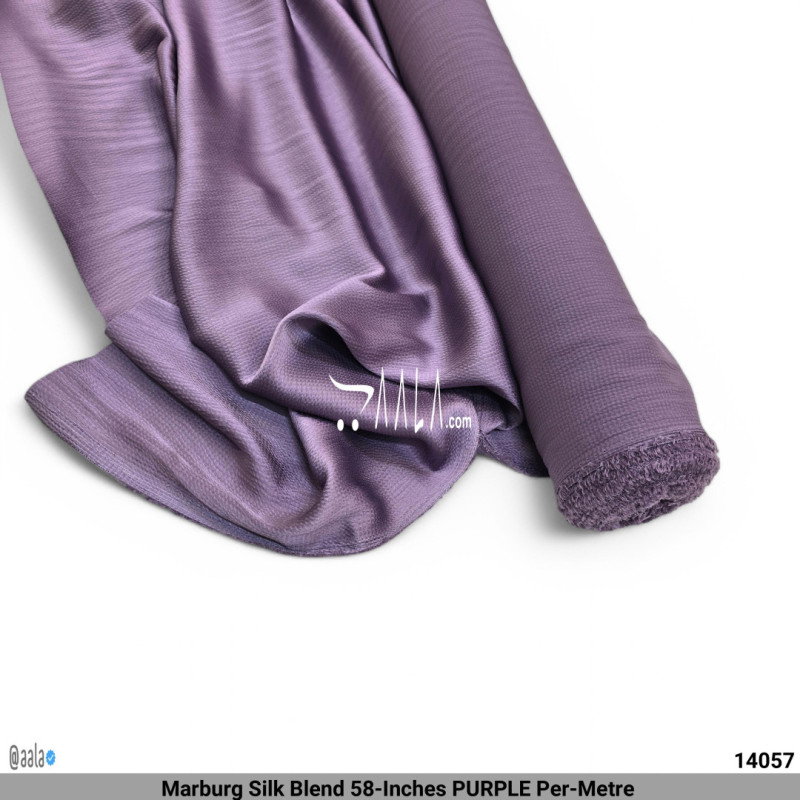 Marburg Silk Blend 58-Inches PURPLE Per-Metre