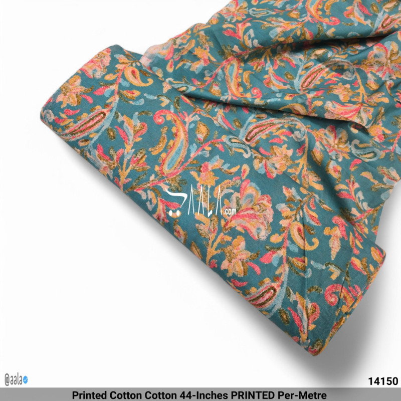 Printed Cotton Cotton 44-Inches PRINTED Per-Metre