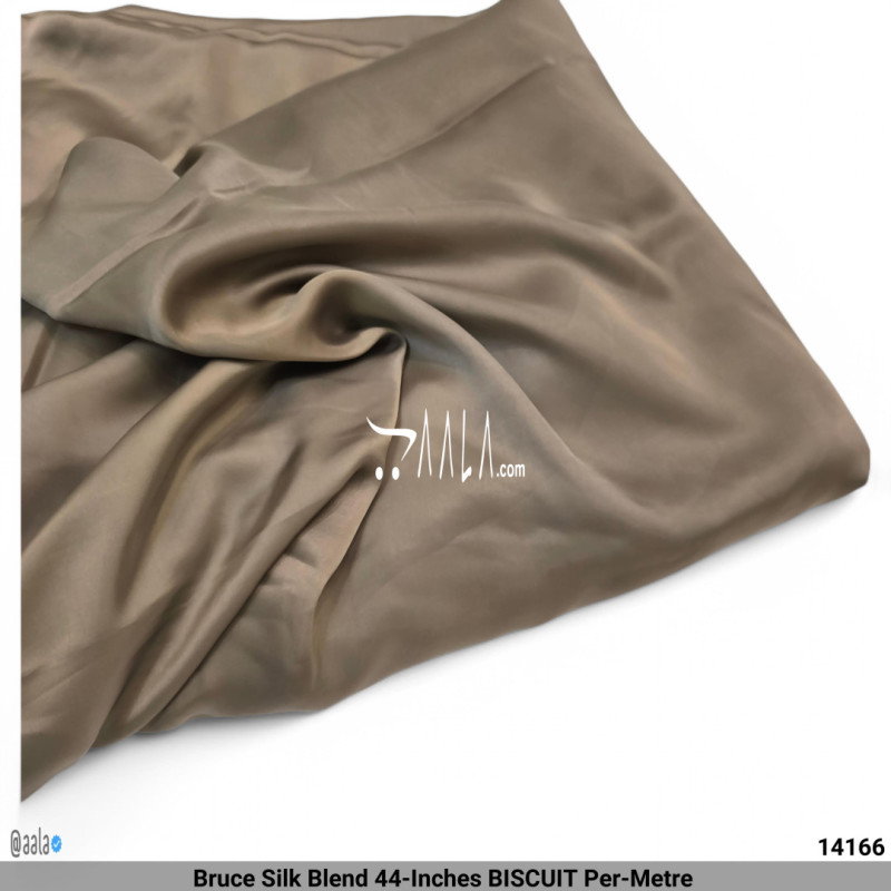 Bruce Silk Blend 44-Inches BISCUIT Per-Metre