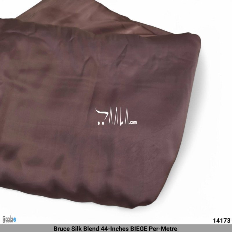 Bruce Silk Blend 44-Inches BIEGE Per-Metre 