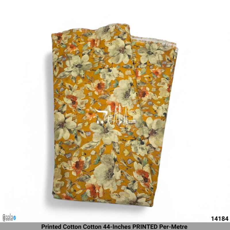 Printed Cotton Cotton 44-Inches PRINTED Per-Metre