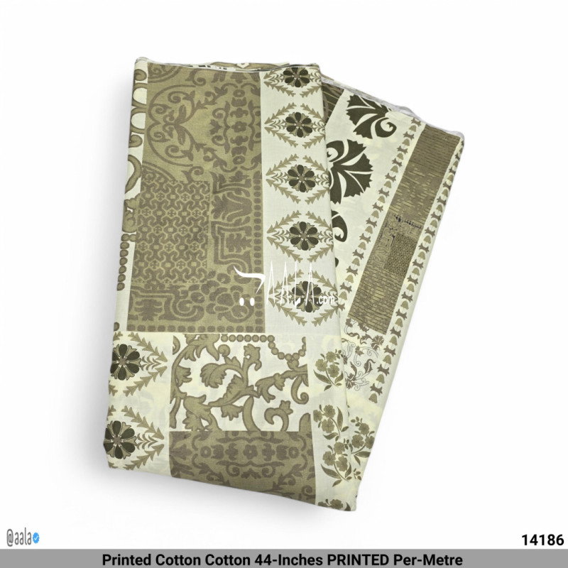 Printed Cotton Cotton 44-Inches PRINTED Per-Metre 